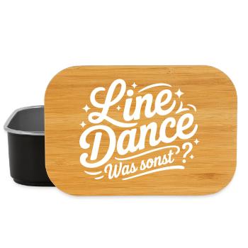 Lettres de la danse en ligne - Boîte à goûter - noir - Devant