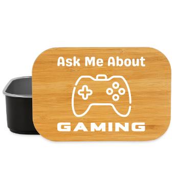 Frag Mich Nach Gaming Controller - Lunch Box - Schwarz - Vorne