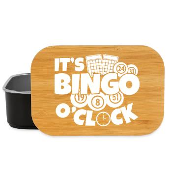 Bingo Player It ́s Bingo O ́Clock Bingo - Lunch Box - black - Front