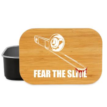 Fear the slide Trombone Trombone Player Trombonist - Lunch Box - black - Front
