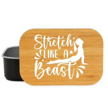 Pilates Enthusiasts Stretch Like A Beast Pilates - Lunch Box - black - Front