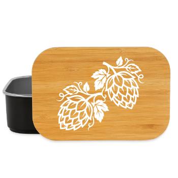 Hopfen Symbol Brauerei - Lunch Box - Schwarz - Vorne