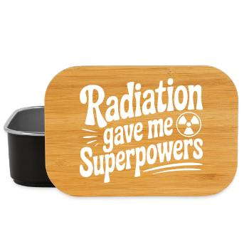 Radiation Gave Me Superpowers - Lunch Box - black - Front