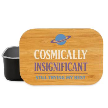 Existential humor, nihilism, humor, - Lunch Box - black - Front