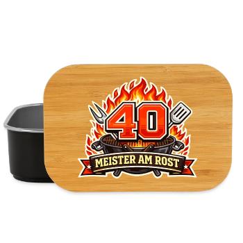 40 Master on the grill - Lunch Box - black - Front
