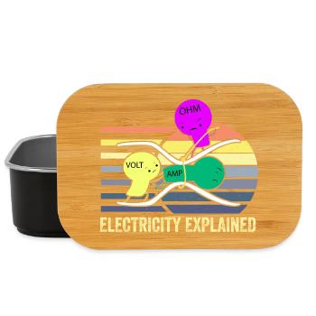 Trio Électricité : Ohm Amp-Volt - Boîte à goûter - noir - Devant