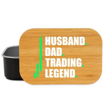 Mari Papa Trading en bourse Trader en bourse - Boîte à goûter - noir - Devant