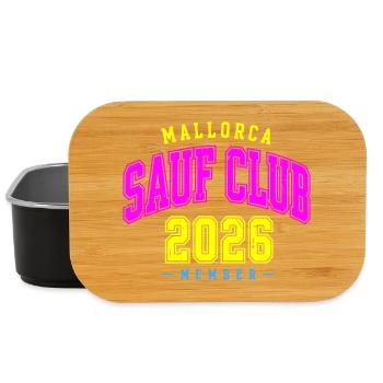 Malle 2026 Membre du Sauf Club Mallorca 2026 - Boîte à goûter - noir - Devant