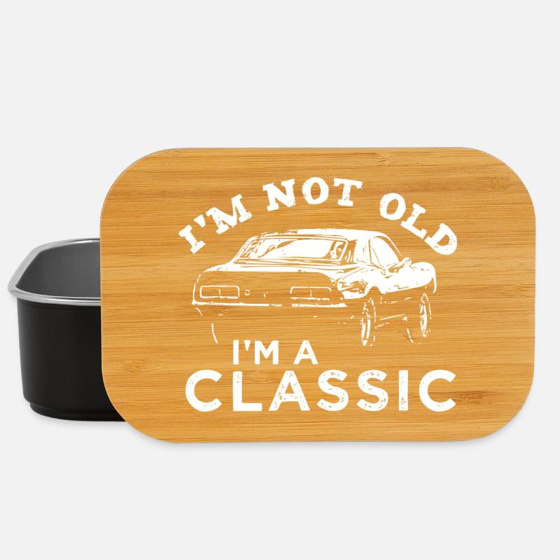 Not Old, I'm a Classic Car - Lunch Box - black