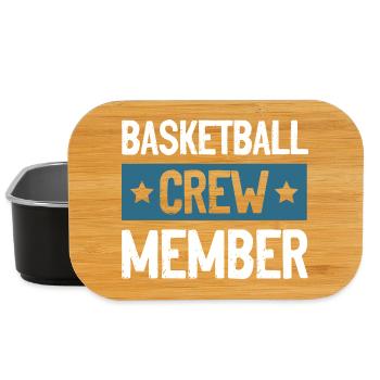 Équipe de basket-ball - Boîte à goûter - noir - Devant