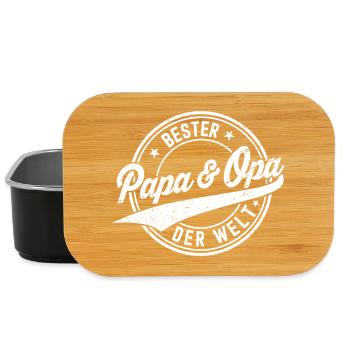 Opa Vatertagsgeschenk Ideen Papa Daddy Vatertag - Lunch Box - Schwarz - Vorne