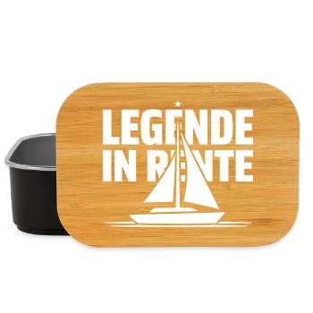 Légende à la retraite - Boîte à goûter - noir - Devant