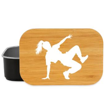 Geschenkidee für eine Dance-Fanin mit Hip-Hop-Tanz - Lunch Box - Schwarz - Vorne