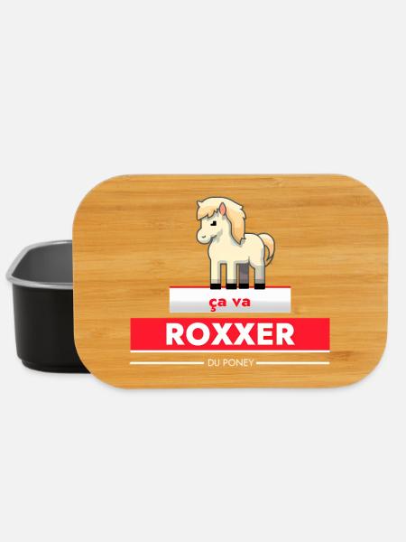 Ça va roxxer du poney - Boîte à goûter - noir