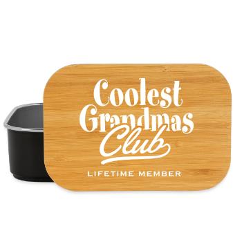 Coolste Großmütter Club Logo - Lunch Box - Schwarz - Vorne