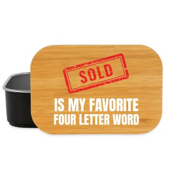 Real Estate Agent Realtor Home Seller Marketing - Lunch Box - black - Front