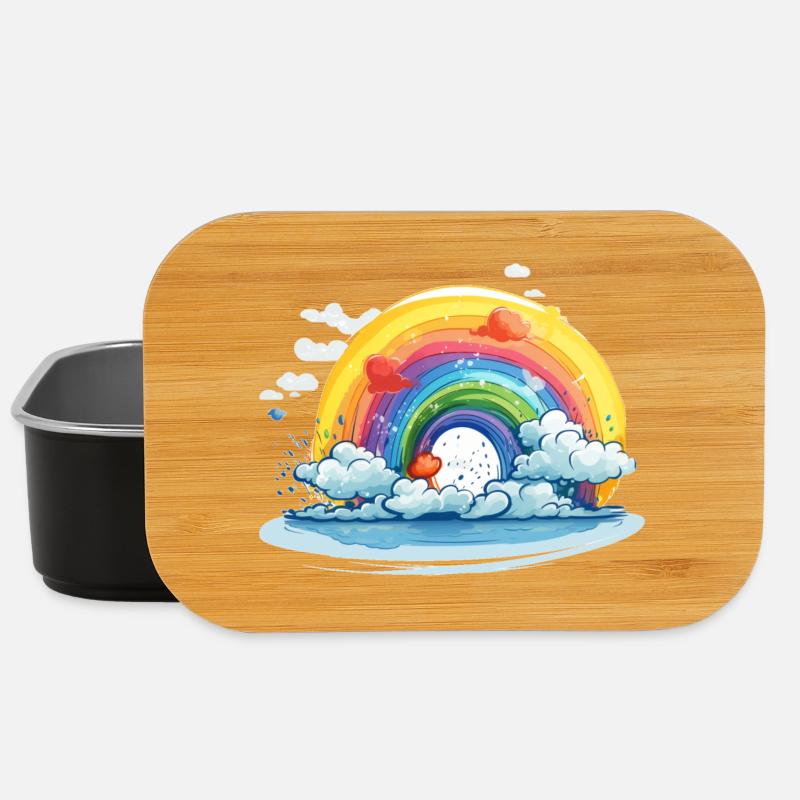 Regenbogen Pride - Lunch Box - Schwarz