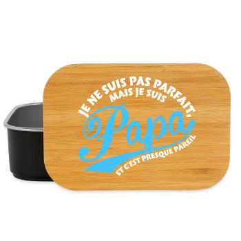 Parfait Papa - Boîte à goûter - noir - Devant