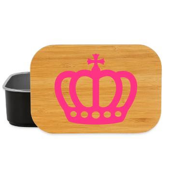 Tolles Design von einer Krone - Lunch Box - Schwarz - Vorne