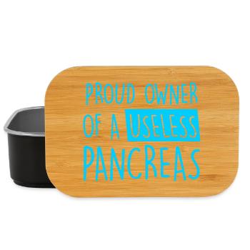 Diabetes T shirts - Lunch Box - black - Front