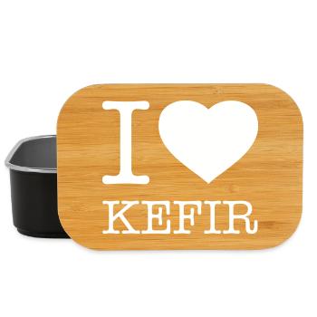 I LOVE KEFIR - Lunch Box - Schwarz - Vorne