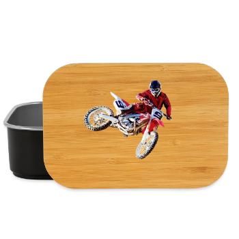 motocross - Lunch Box - black - Front