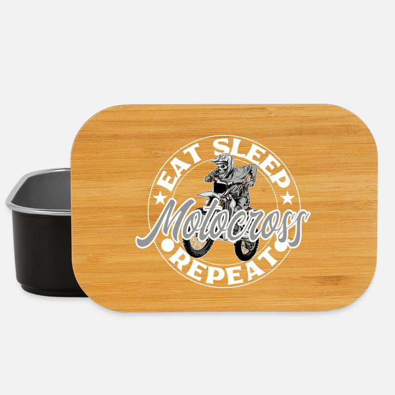 Motocross - Lunch Box - Schwarz