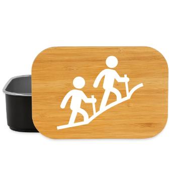 Wandern Bergwandern Trecken Laufen - Lunch Box - Schwarz - Vorne
