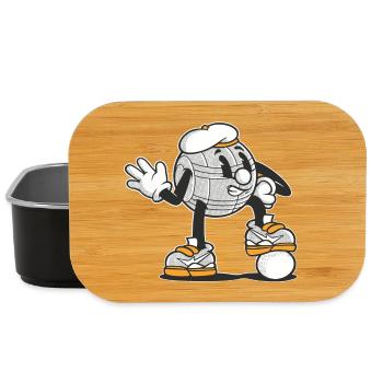 Tenue de pétanque boule pour boule bouler - Boîte à goûter - noir - Devant