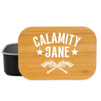 Calamity Jane, western, country - Lunch Box - black - Front