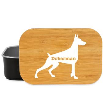 Dobermann - Lunch Box - Schwarz - Vorne