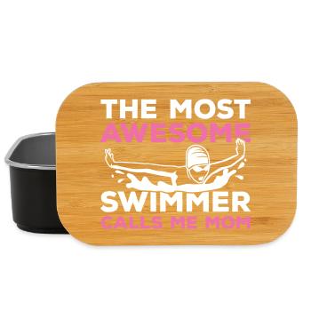 Schwimmer Mama - Lunch Box - Schwarz - Vorne