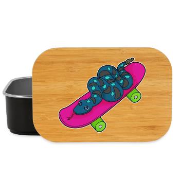 Snake Skater Skateboard - Boîte à goûter - noir - Devant