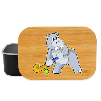 Hippopotamus Hockey sur gazon Stick - Boîte à goûter - noir - Devant
