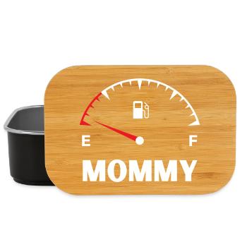 Mommy daddy baby match t shirt - Boîte à goûter - noir - Devant