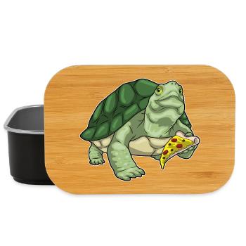 Turtle Pizza - Lunch Box - black - Front