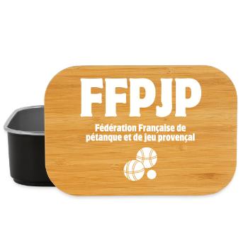 pétanque, pétanque player, pétanqueur - Lunch Box - black - Front