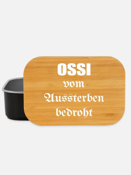 Ossi vom Aussterben bedroht - Lunch Box - Schwarz