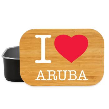 J'AIME ARUBA - Boîte à goûter - noir - Devant