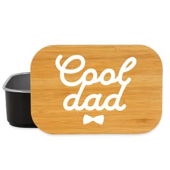 Elegant Father’s Day Gift Print - Lunch Box - black - Front