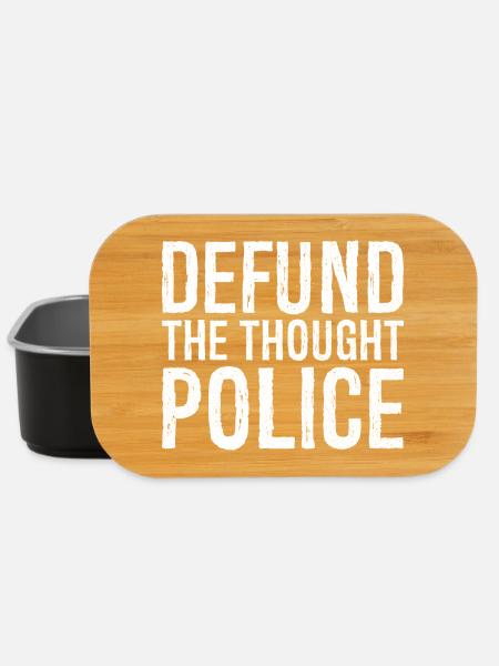 defund the thought police - Boîte à goûter - noir
