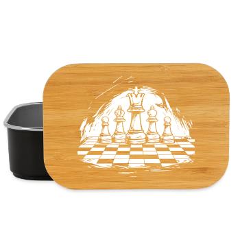 Schach Zeichnung - Lunch Box - Schwarz - Vorne