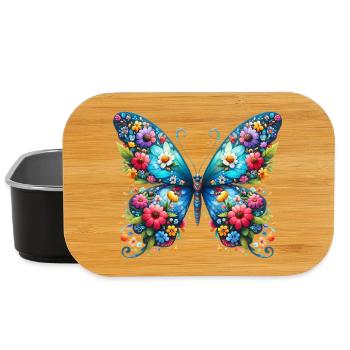 Butterfly - Lunch Box - black - Front