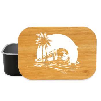 Train Graphics - Lunch Box - black - Front