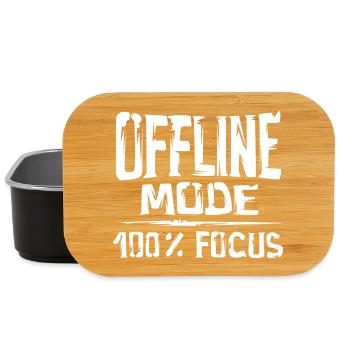 offline mode - 100% focus - Lunch Box - Schwarz - Vorne