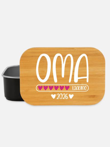 Oma 2026 loading - Lunch Box - Schwarz