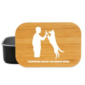 Teamwork makes the Dream Work - Lunch Box - black - Front