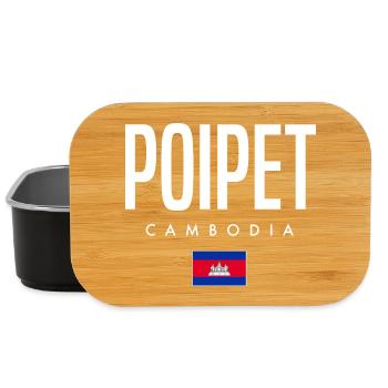 Poipet Kambodscha Khmer - Lunch Box - Schwarz - Vorne