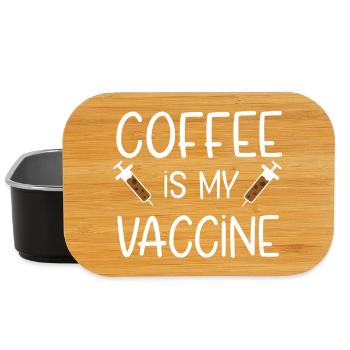 Coffee Vaccination - Lunch Box - black - Front