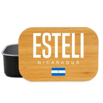 Esteli Nicaragua Nicaraguan - Lunch Box - black - Front
